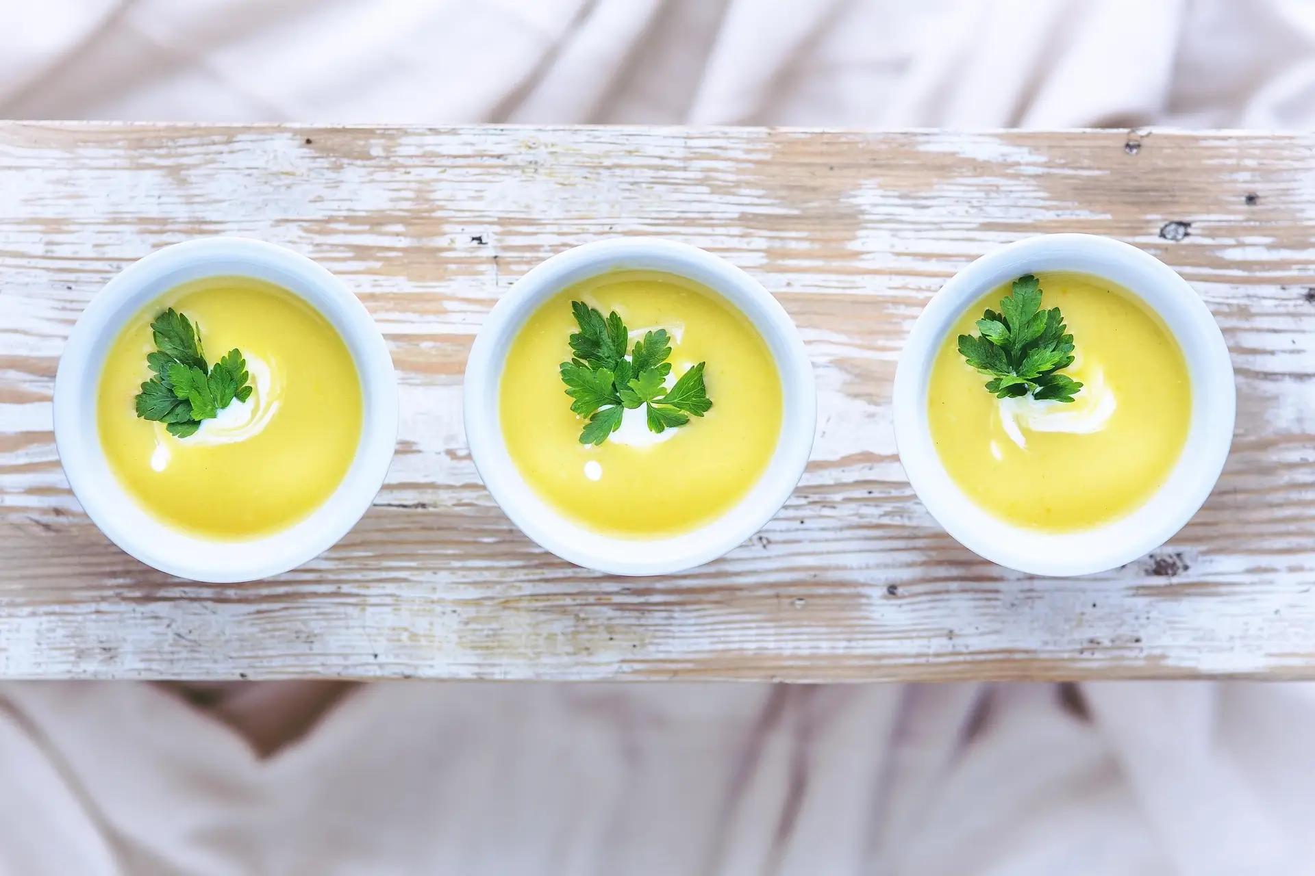 Soup Shots in Shooter Glasses